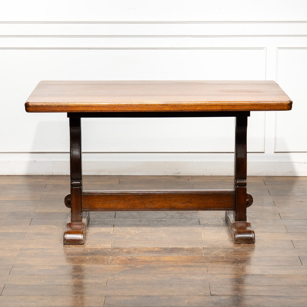 横に長いスクエア天板が珍しい オーク ドロップリーフテーブル /26A