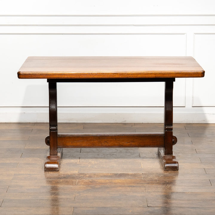 横に長いスクエア天板が珍しい オーク ドロップリーフテーブル /26A