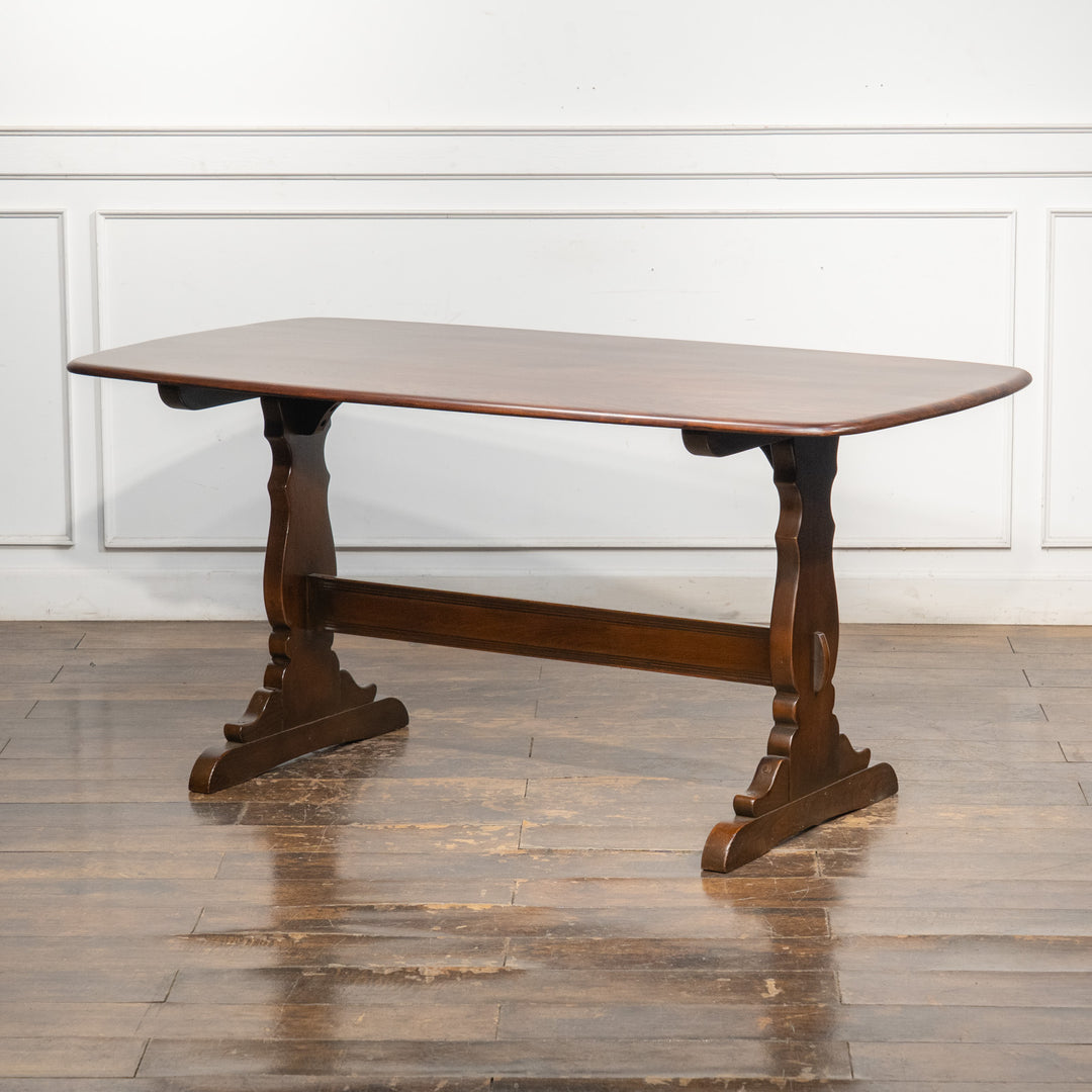 英国【ERCOL アーコール】伝統的な製法とモダンなデザイン リフェクトリーテーブル No.155 オールドコロニアル /26A