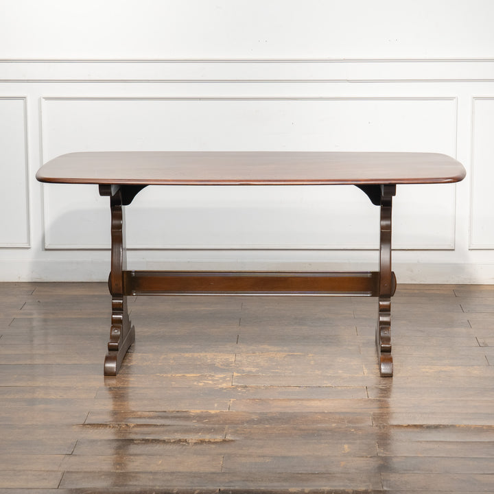 英国【ERCOL アーコール】伝統的な製法とモダンなデザイン リフェクトリーテーブル No.155 オールドコロニアル /26A