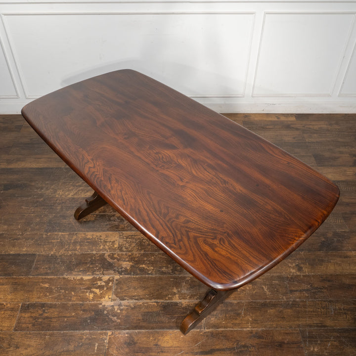 英国【ERCOL アーコール】伝統的な製法とモダンなデザイン リフェクトリーテーブル No.155 オールドコロニアル /26A