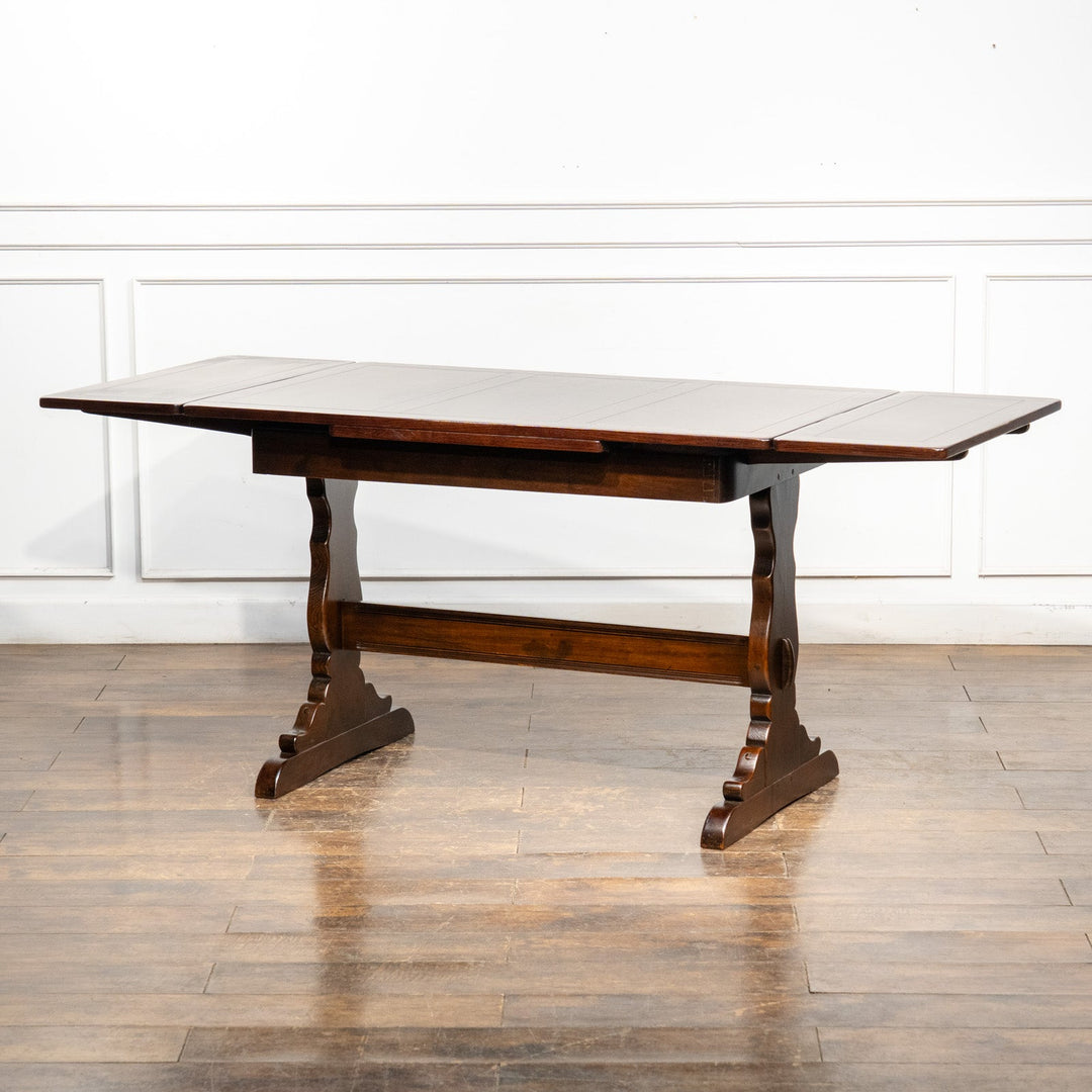 英国【ERCOL アーコール】クラシックな英国らしいスタイル ドローリーフテーブル No.153 オールドコロニアル  /26A-A2