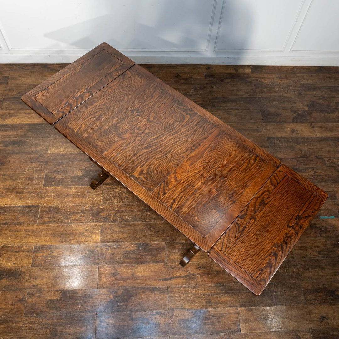 英国【ERCOL アーコール】クラシックな英国らしいスタイル ドローリーフテーブル No.153 オールドコロニアル  /26A-A3
