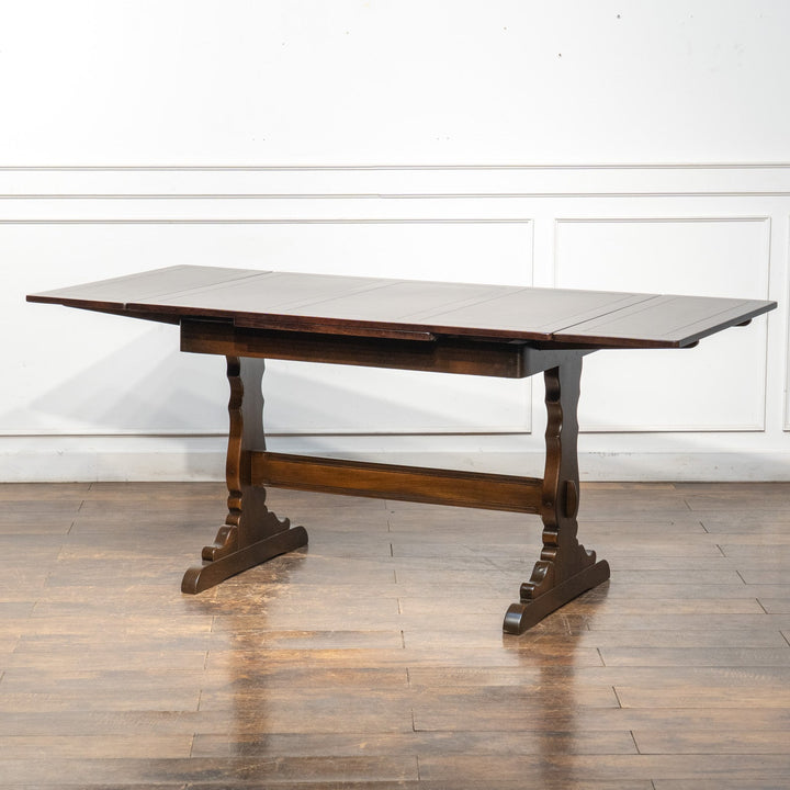 英国【ERCOL アーコール】クラシックな英国らしいスタイル ドローリーフテーブル No.153 オールドコロニアル  /26A-A4