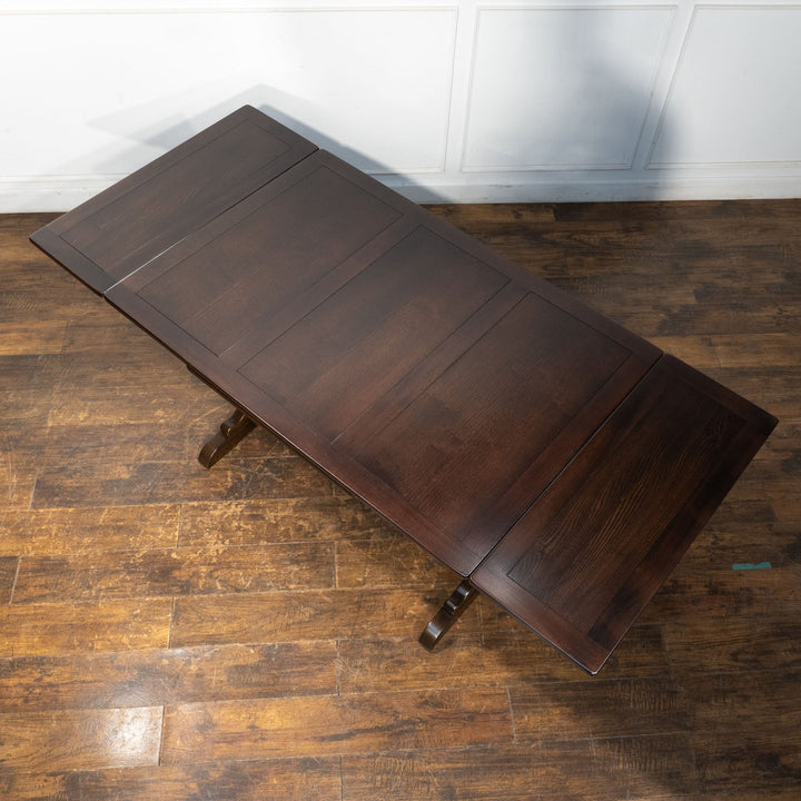 英国【ERCOL アーコール】クラシックな英国らしいスタイル ドローリーフテーブル No.153 オールドコロニアル  /26A-A4