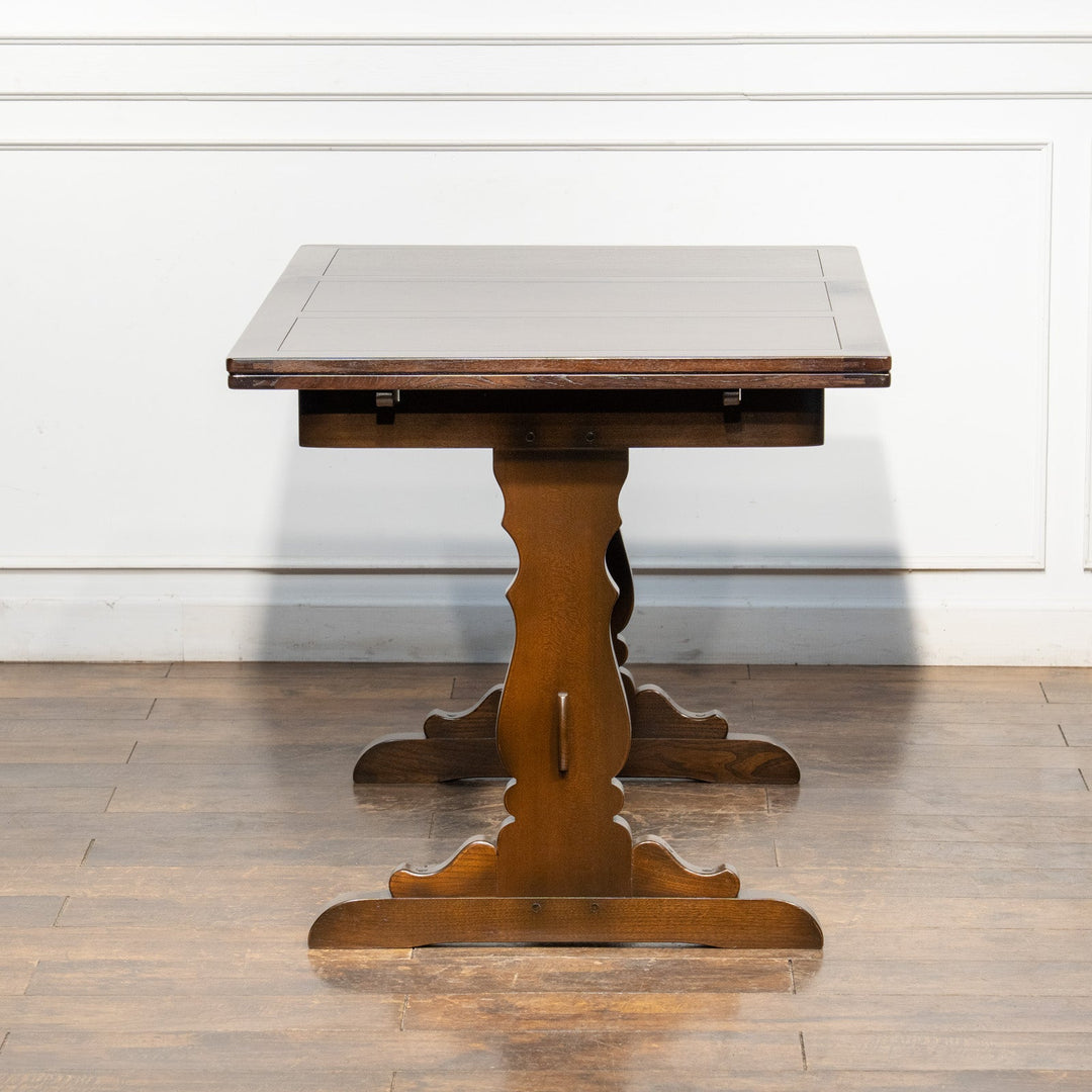英国【ERCOL アーコール】クラシックな英国らしいスタイル ドローリーフテーブル No.153 オールドコロニアル  /26A-A4