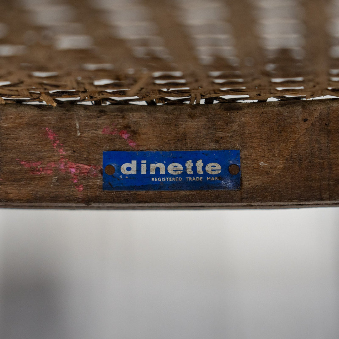 【dinette ダイネット】ラタンの背もたれと座面が軽やか ビーチ ベントウッドチェア /26A-9