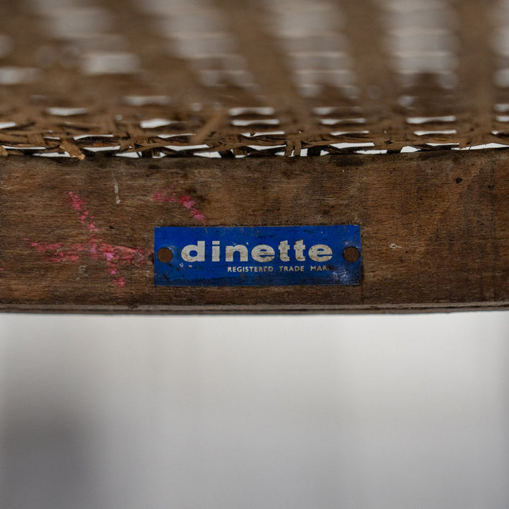 【dinette ダイネット】ラタンの背もたれと座面が軽やか ビーチ ベントウッドチェア /26A-9