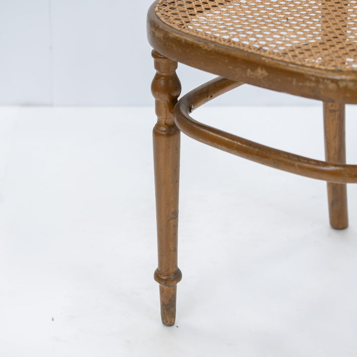 【FISCHEL フィッシェル】洗練されたフレームにラタンシートが軽やか ベントウッドチェア/26A-13