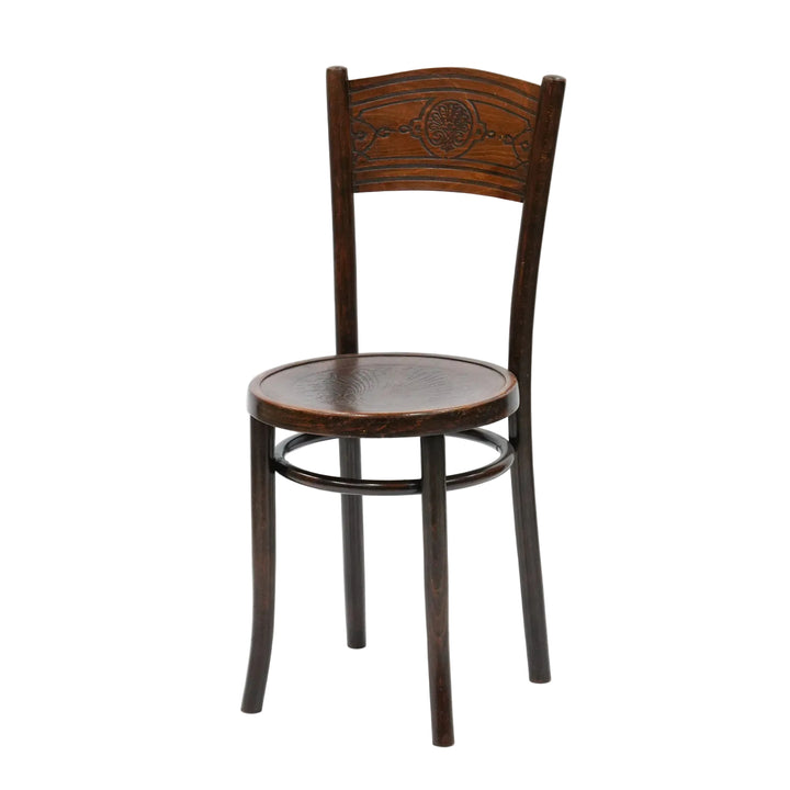 【A.P.M. エーピーエム】植物モチーフの華やかなデザイン パネルバック ベントウッドチェア /26A-8