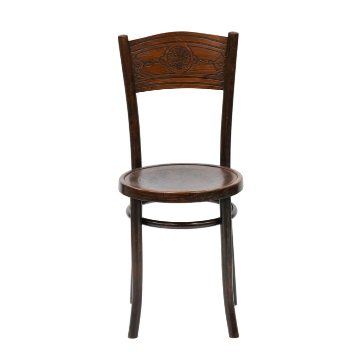 【A.P.M. エーピーエム】植物モチーフの華やかなデザイン パネルバック ベントウッドチェア /26A-8