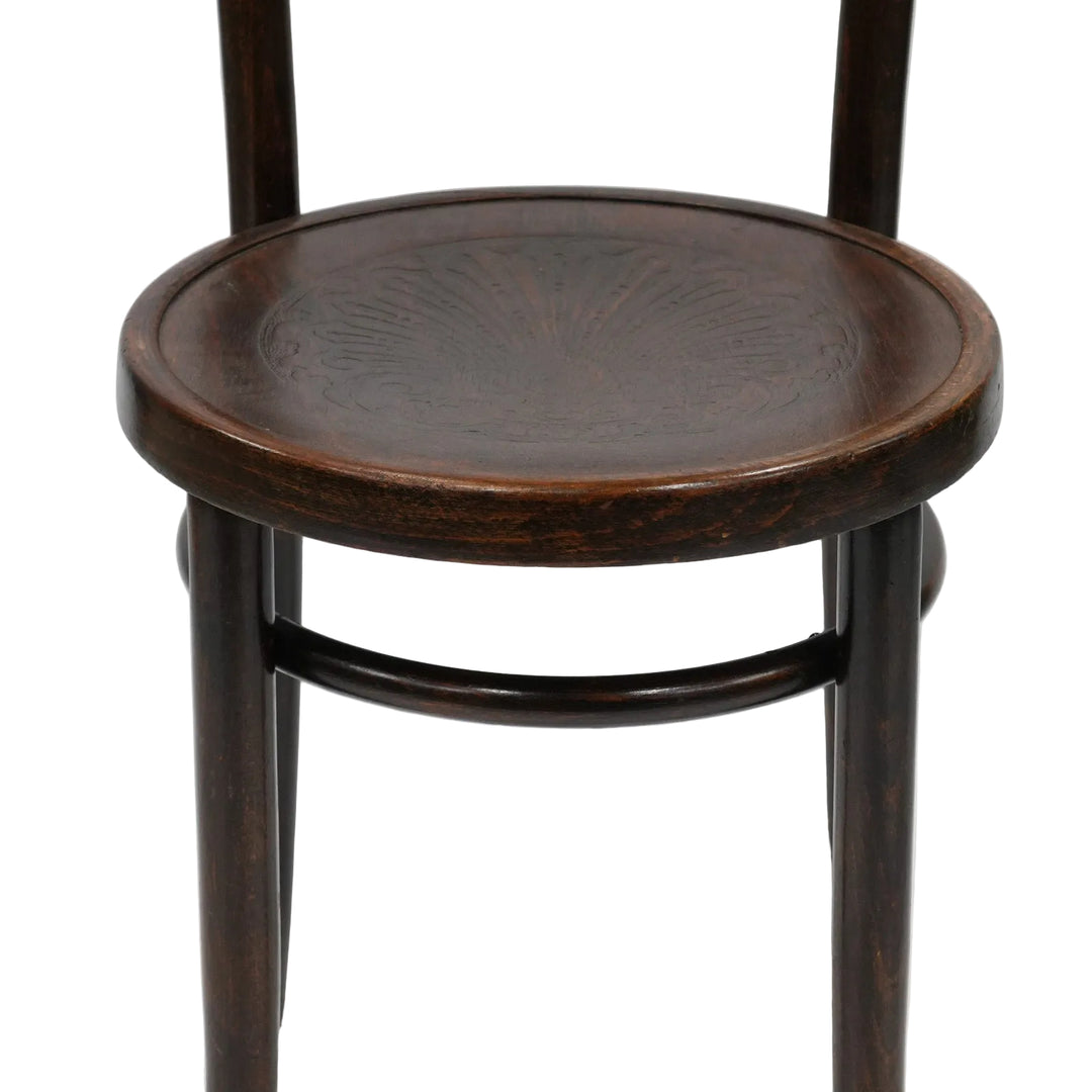 【A.P.M. エーピーエム】植物モチーフの華やかなデザイン パネルバック ベントウッドチェア /26A-8