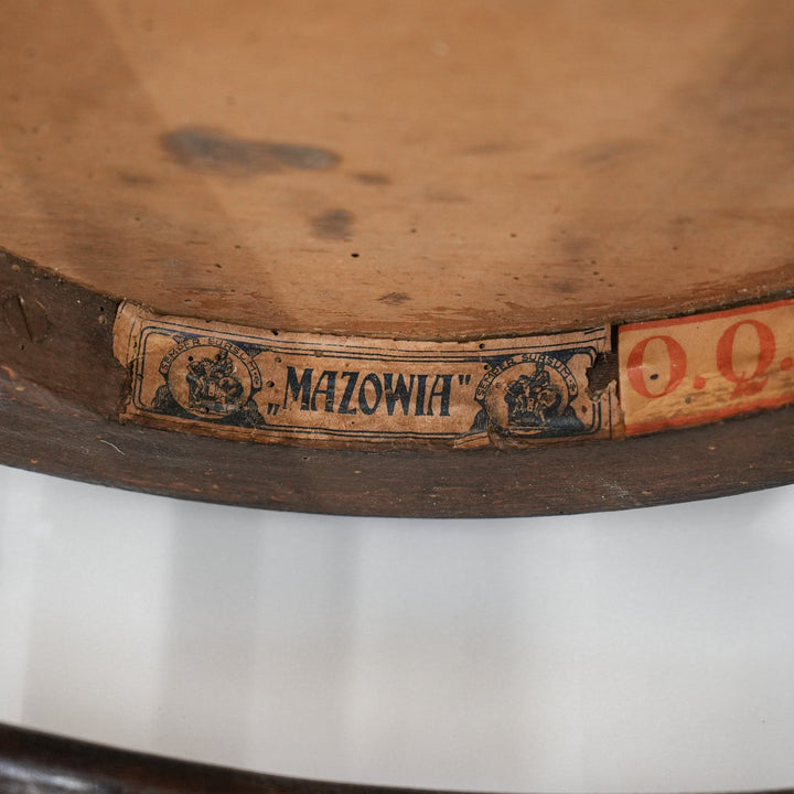 【MAZOWIA マゾヴィア】上品なフラワーモチーフ パネルバック ベントウッドチェア /26A-9