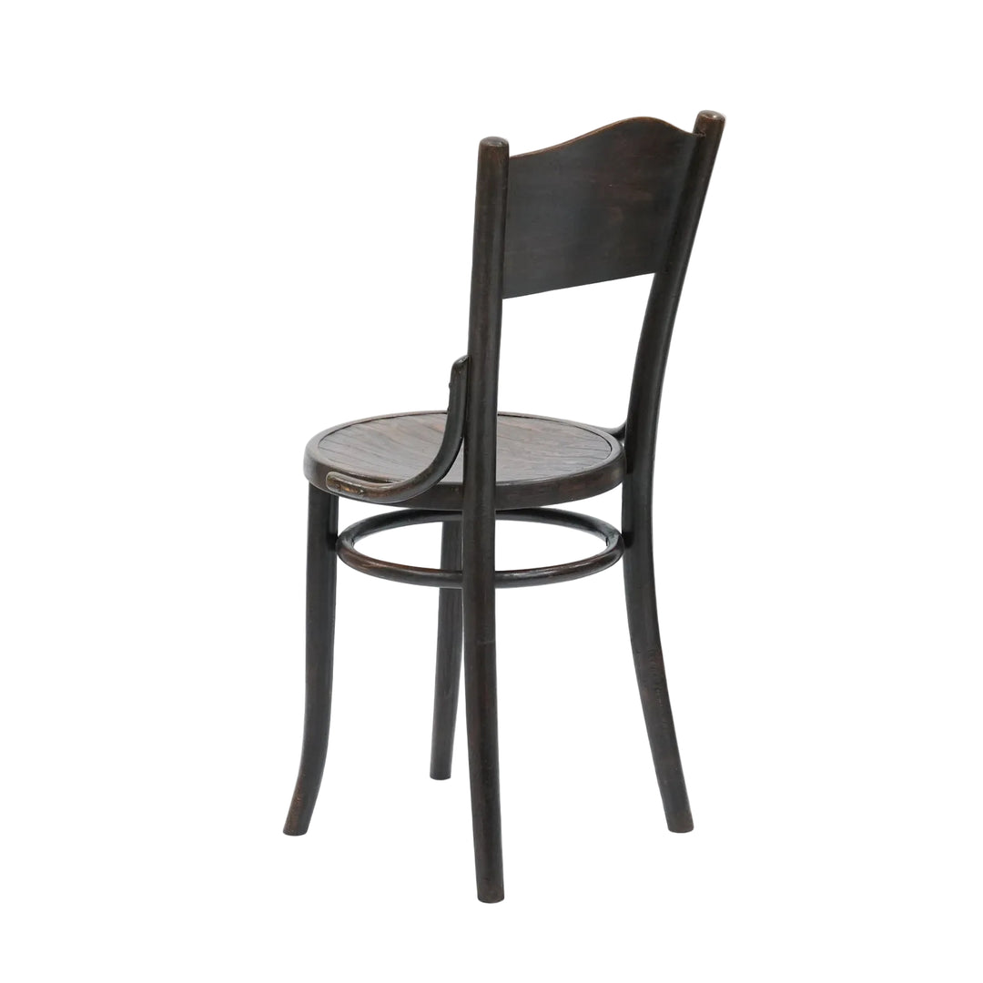 【FISCHEL フィッシェル】すっきりとしたストライプ模様が美しい パネルバック ベントウッドチェア /26A-10