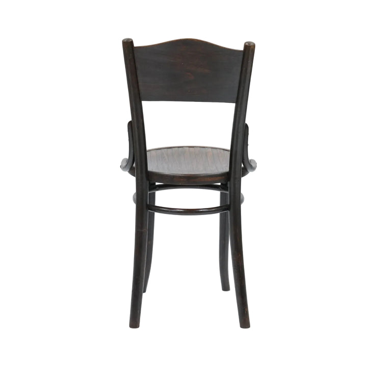 【FISCHEL フィッシェル】すっきりとしたストライプ模様が美しい パネルバック ベントウッドチェア /26A-10