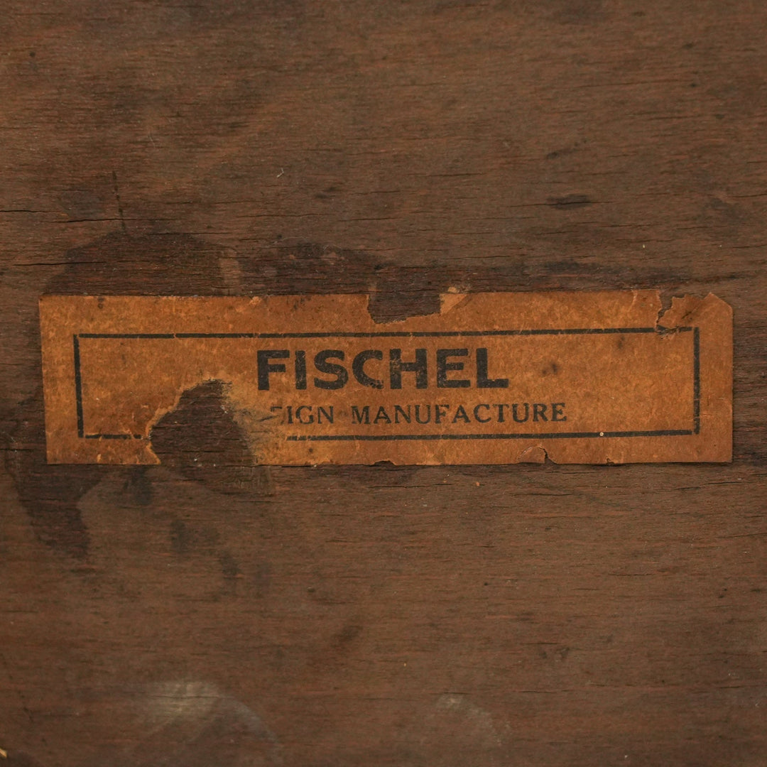 【FISCHEL フィッシェル】すっきりとしたストライプ模様が美しい パネルバック ベントウッドチェア /26A-10