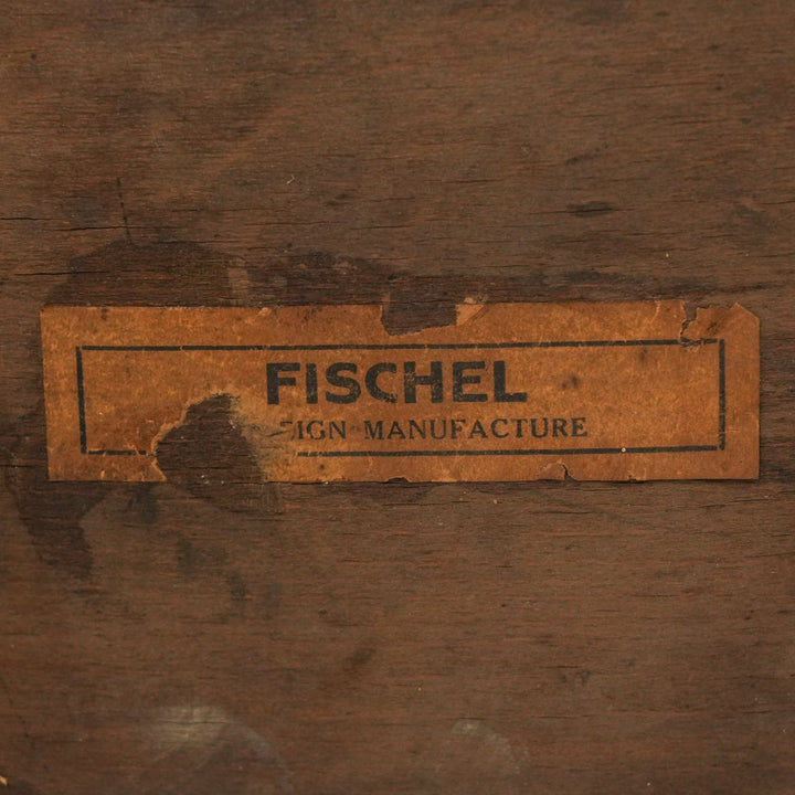 【FISCHEL フィッシェル】すっきりとしたストライプ模様が美しい パネルバック ベントウッドチェア /26A-10