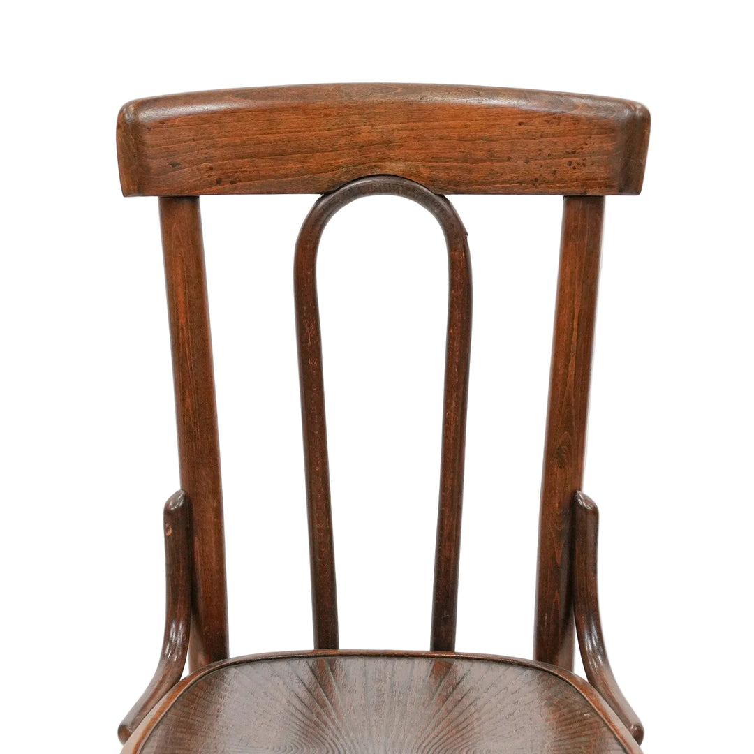 【THONET トーネット】ユーバックの背もたれが優しく支える ビーチ ベントウッドチェア /26A-5