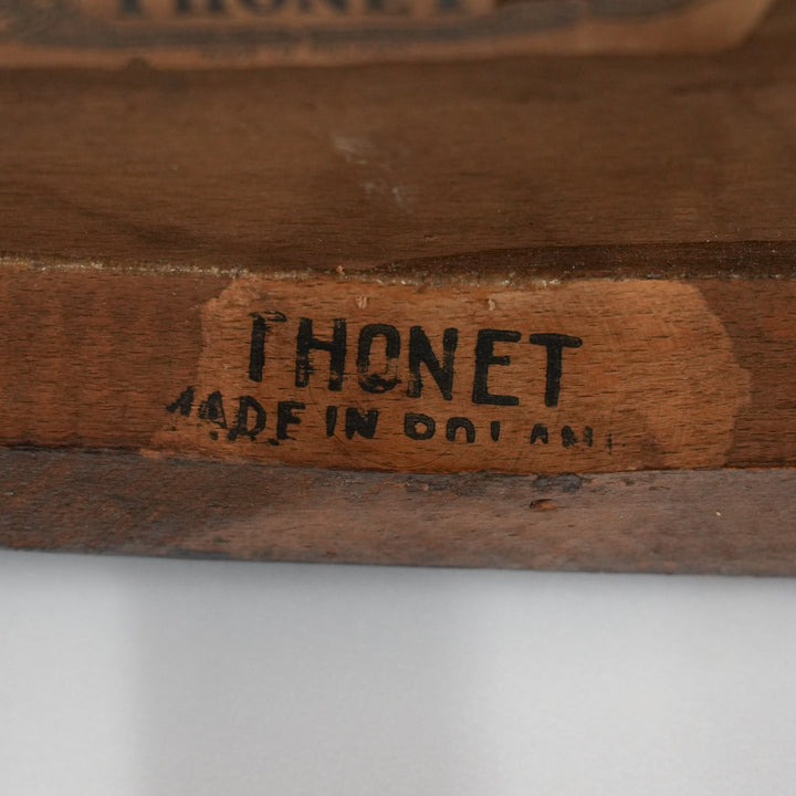 【THONET トーネット】ユーバックの背もたれが優しく支える ビーチ ベントウッドチェア /26A-5