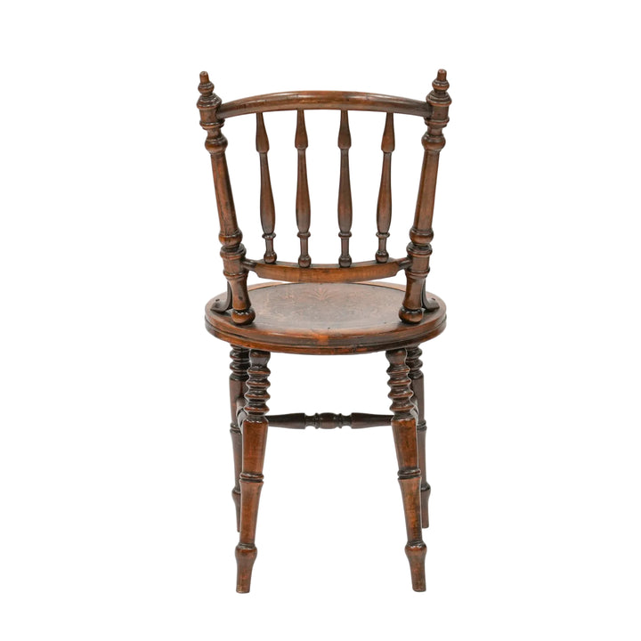 トラディショナルなデザインが印象的 ビーチ スピンドルバックチェア /26A-B1