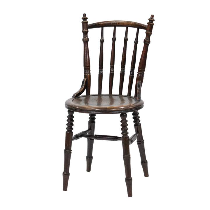 トラディショナルなデザインが印象的 ビーチ スピンドルバックチェア /26A-B3