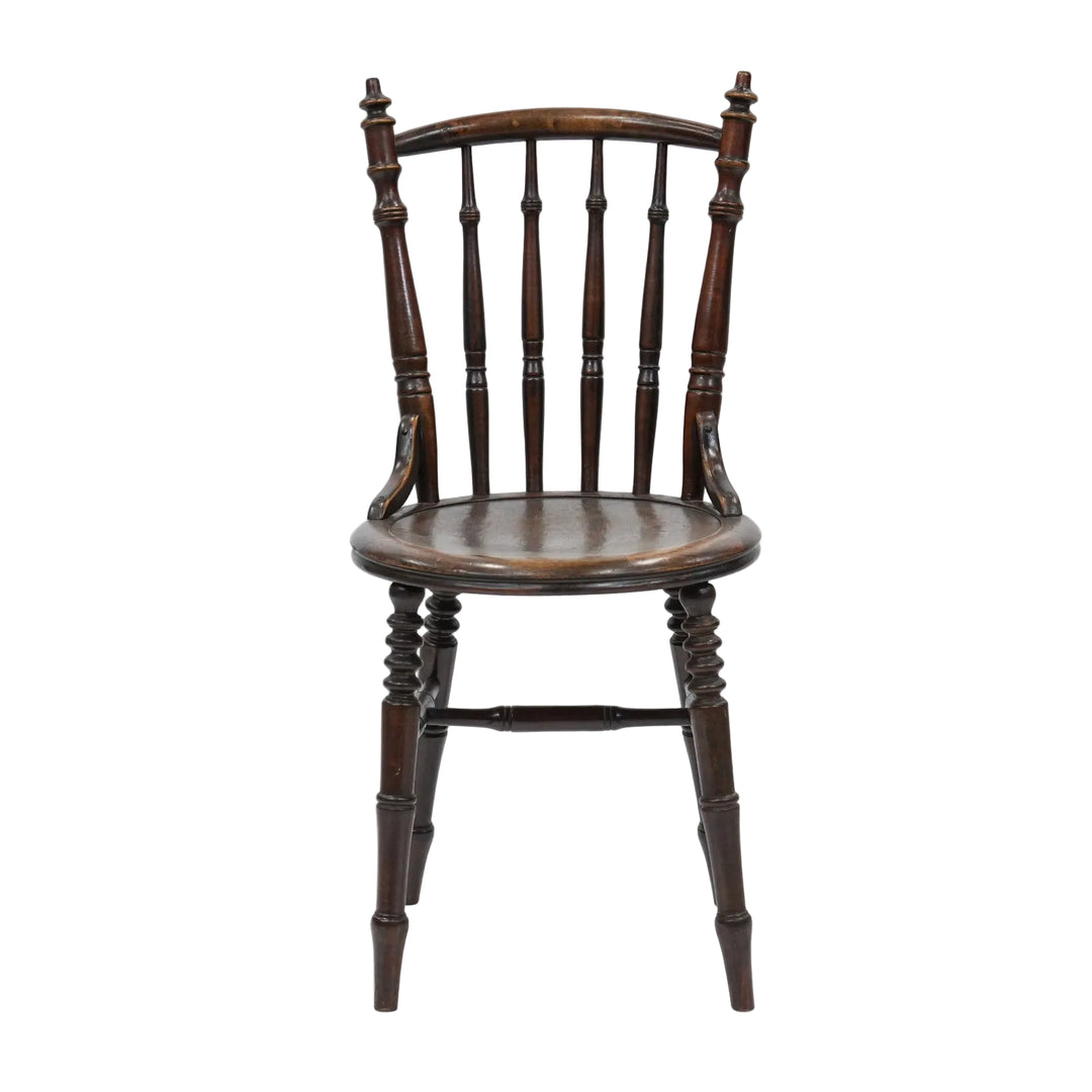 トラディショナルなデザインが印象的 ビーチ スピンドルバックチェア /26A-B3