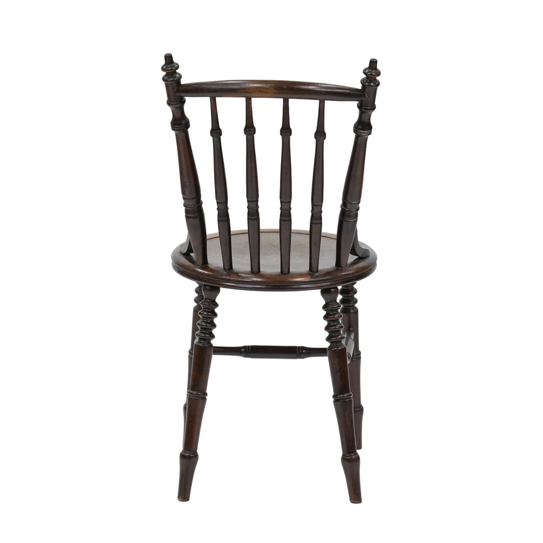 トラディショナルなデザインが印象的 ビーチ スピンドルバックチェア /26A-B3