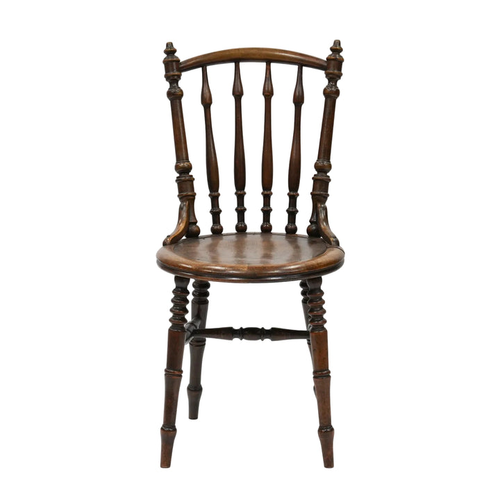 トラディショナルなデザインが印象的 ビーチ スピンドルバックチェア /26A-B4