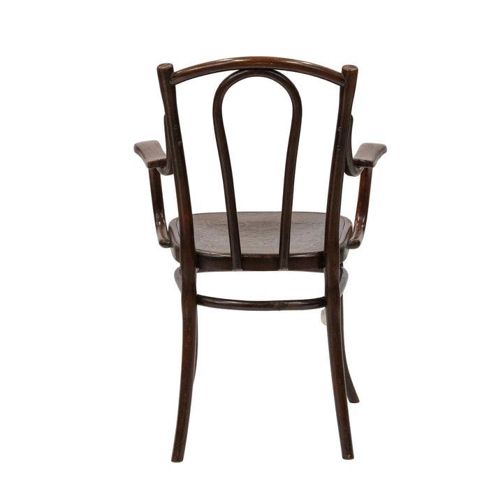 【THONET トーネット】ユーバックの背もたれが優しく支える ビーチ ベントウッドアームチェア /26A-B3