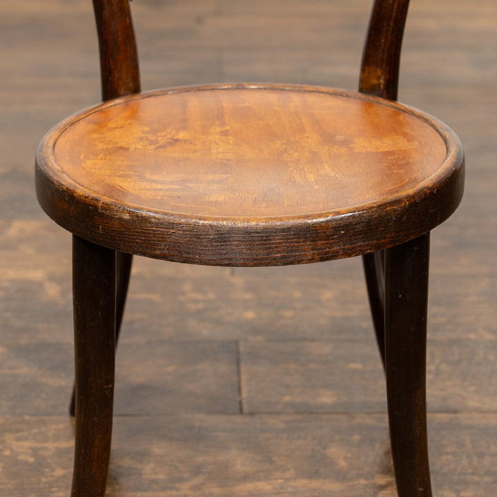 【THONET トーネット】小さくても大人用と変わらず丁寧な造り ダブルループ チャイルドサイズ ベントウッドチェア /26A-1