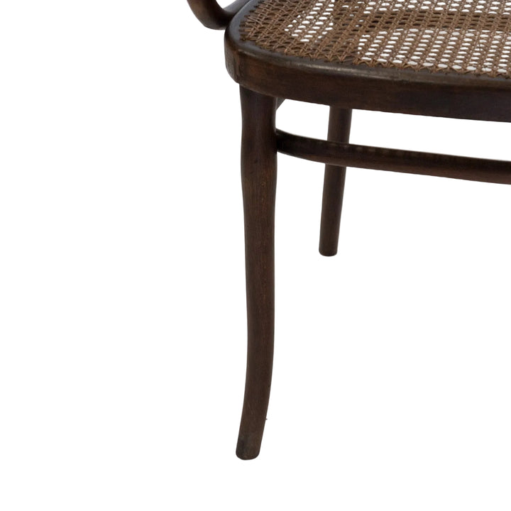 【THONET トーネット】 しなやかなに交差する美しいデザイン ラティスバック ベントウッドアームチェア /26A-1