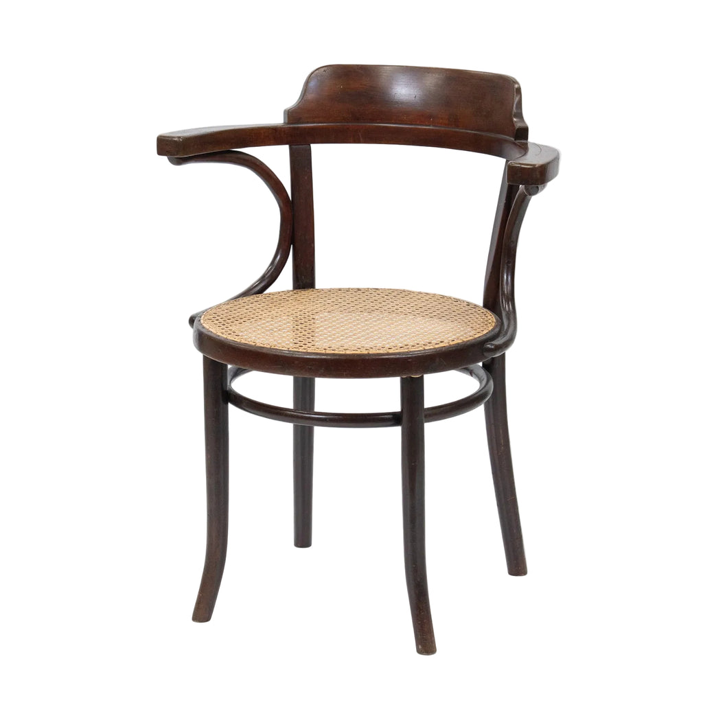 ◾️大阪直接取引希望 トーネット アンティーク ベントウッドチェア THONET トーネット】包み込むような背もたれとアームが一体化した