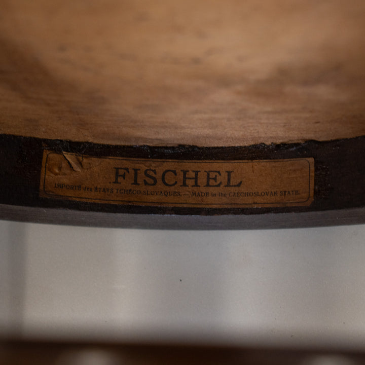 【FISCHEL フィッシェル】シンプルな背もたれとアールヌーボーデザインの座面が美しい ビーチ ベントウッドチェア /26A-12