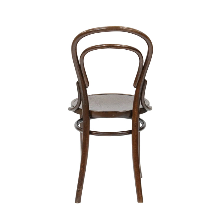 【THONET トーネット】背もたれの曲線や座面の彫りも美しい ダブルループバック ベントウッドチェア /26A-A7