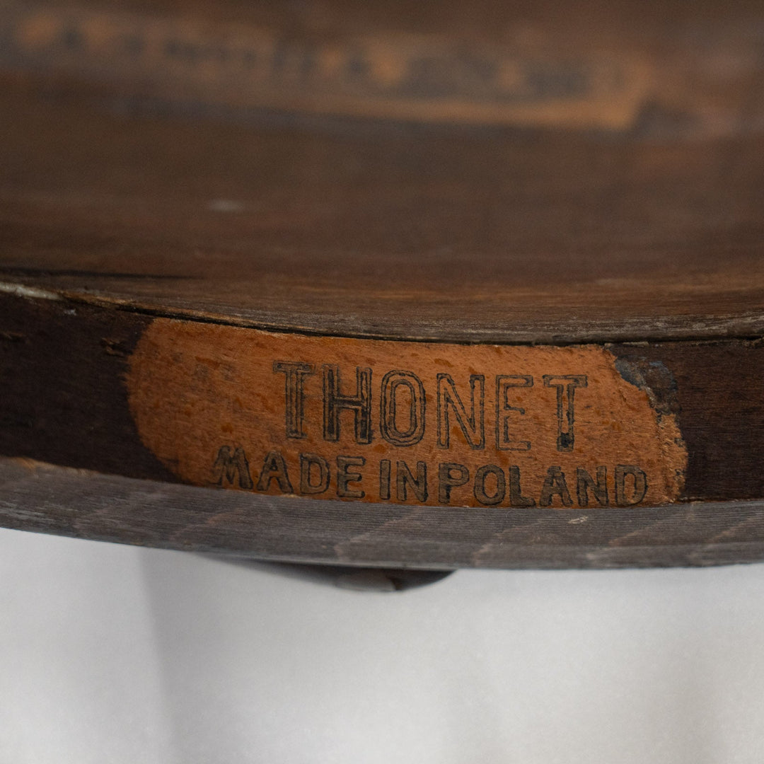 【THONET トーネット】背もたれの曲線や座面の彫りも美しい ダブルループバック ベントウッドチェア /26A-A7