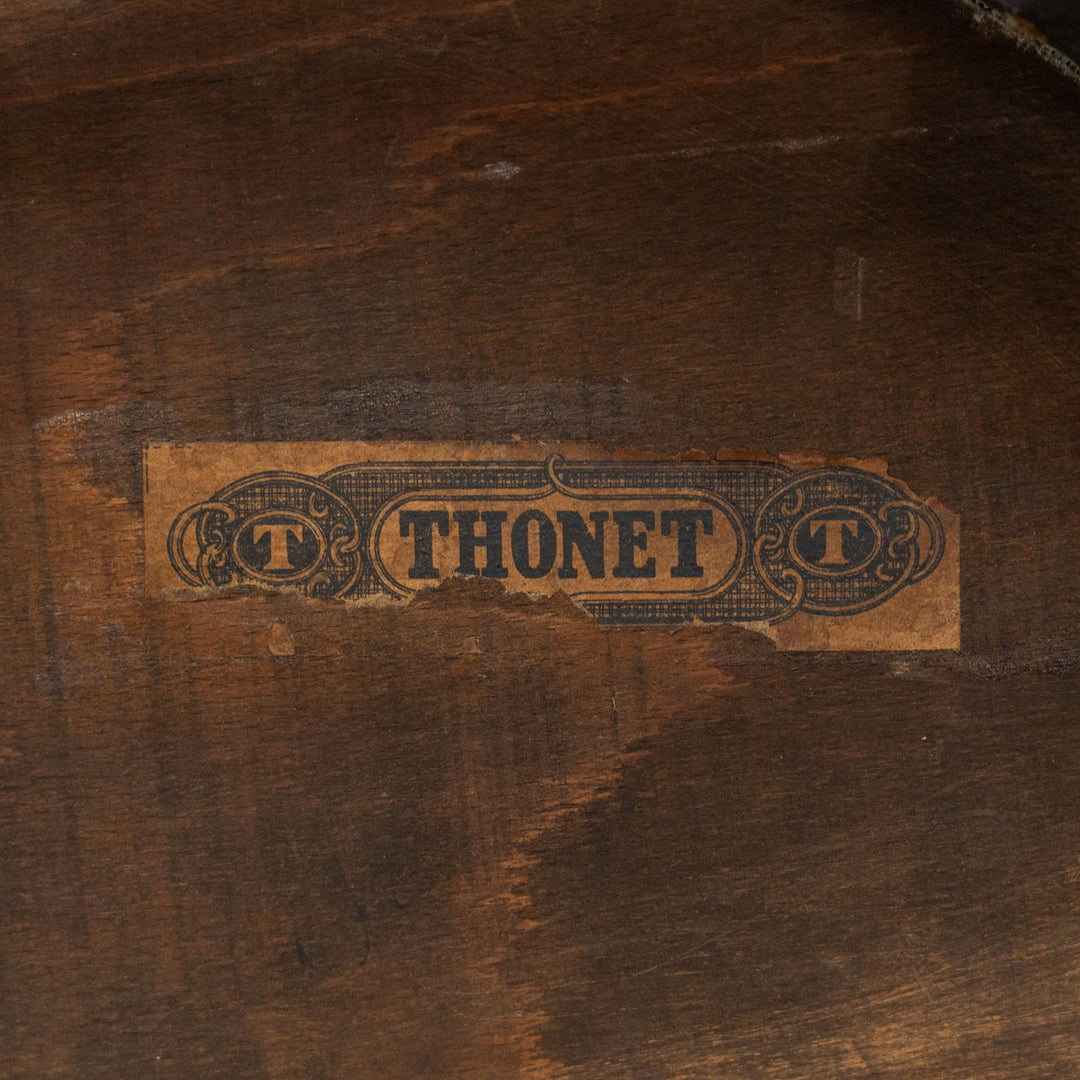 【THONET トーネット】背もたれの曲線や座面の彫りも美しい ダブルループバック ベントウッドチェア /26A-A7