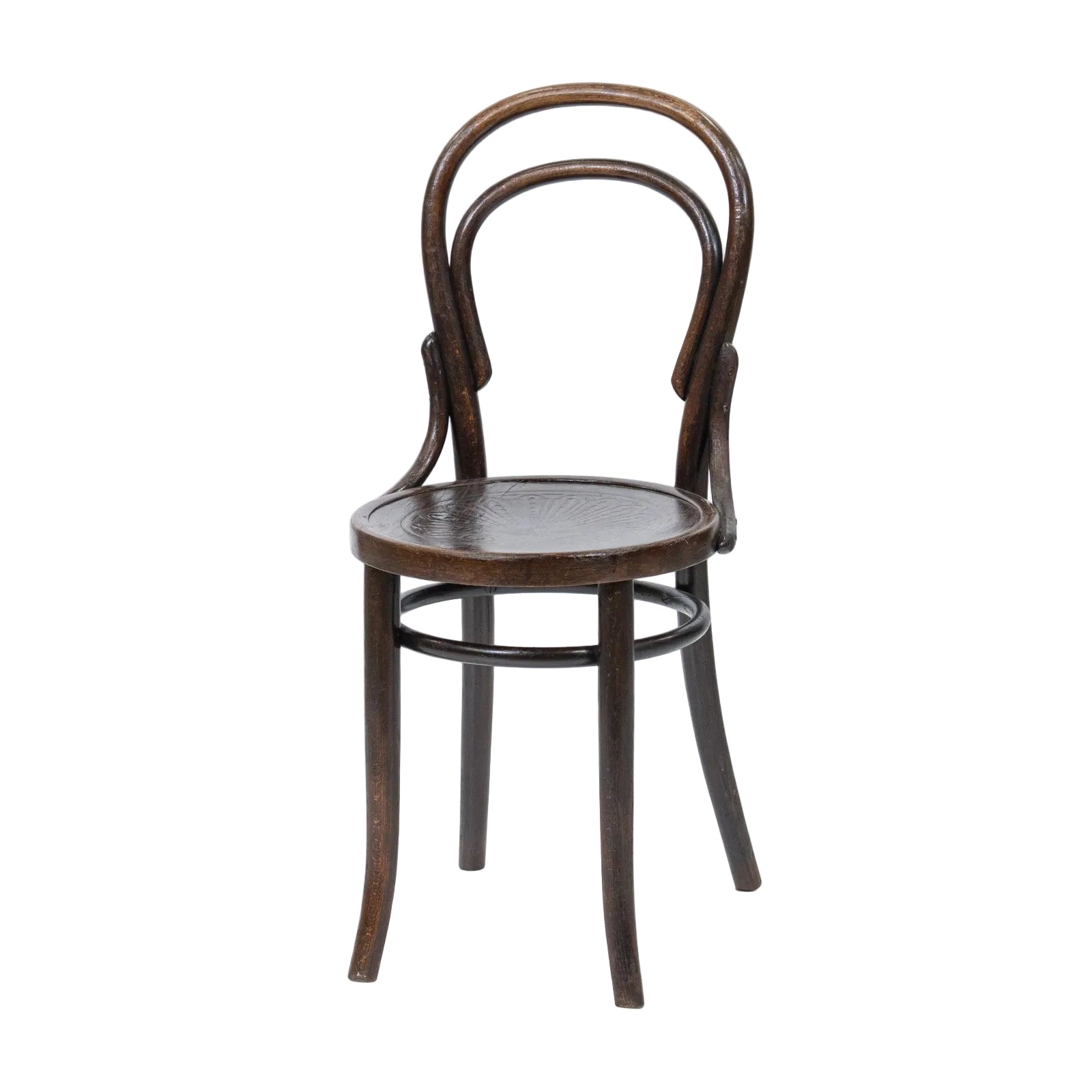 THONET トーネット】背もたれの曲線や座面の彫りも美しい ダブルループ