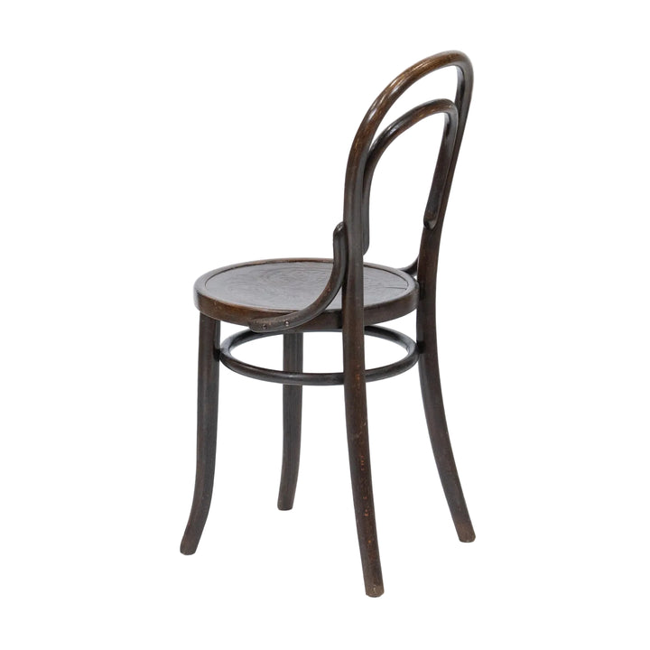【THONET トーネット】背もたれの曲線や座面の彫りも美しい ダブルループバック ベントウッドチェア /26A-A11