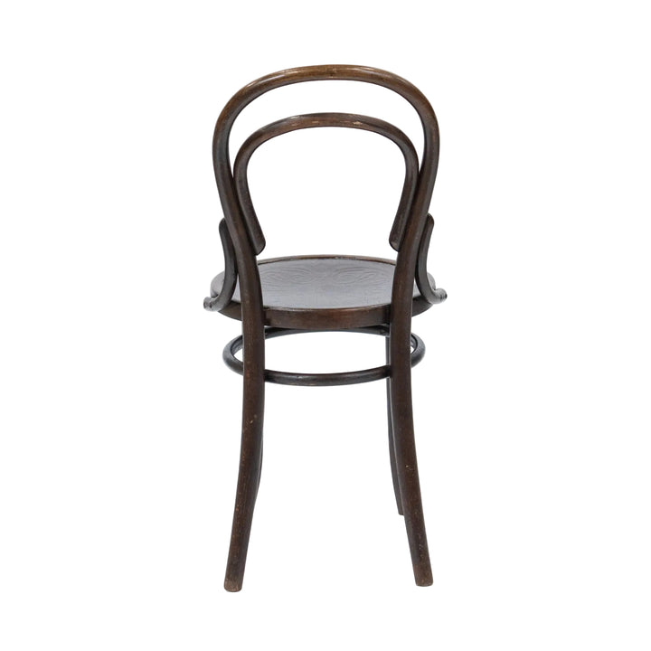 【THONET トーネット】背もたれの曲線や座面の彫りも美しい ダブルループバック ベントウッドチェア /26A-A11