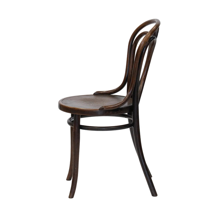 【THONET トーネット】背もたれが天使の羽と輪を模したデザイン 希少なエンジェルバック ベントウッドチェア /26A