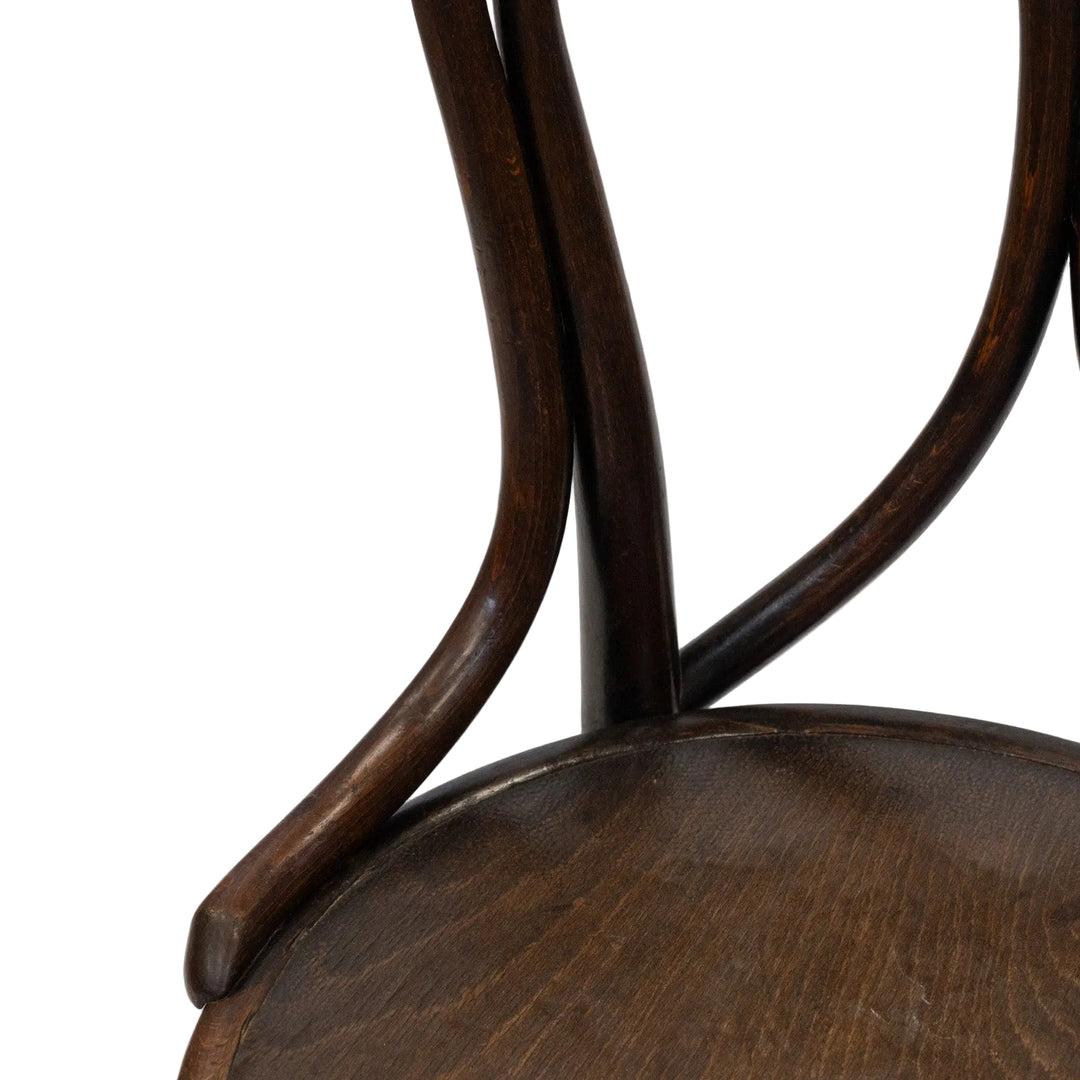 【THONET トーネット】背もたれが天使の羽と輪を模したデザイン 希少なエンジェルバック ベントウッドチェア /26A