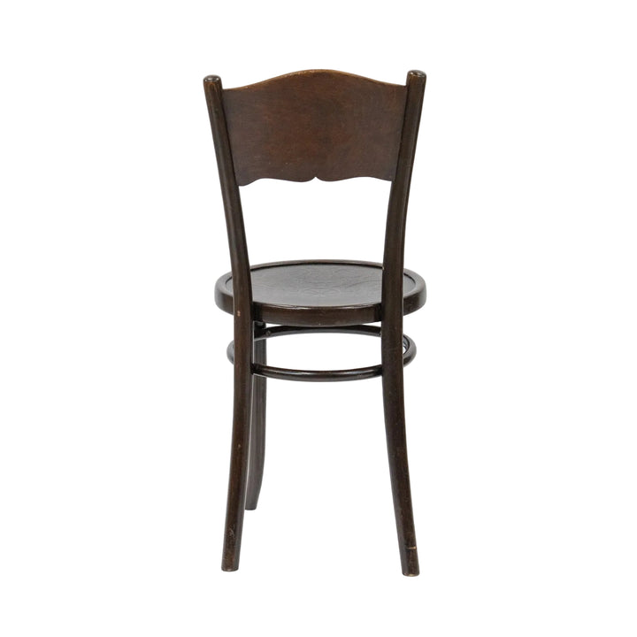 【THONET トーネット】フラワーモチーフ パネルバック ベントウッドチェア /26A-3