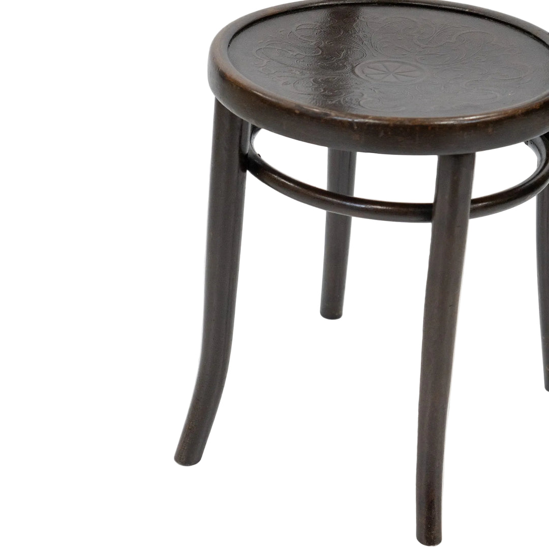 【THONET トーネット】フラワーモチーフ パネルバック ベントウッドチェア /26A-3