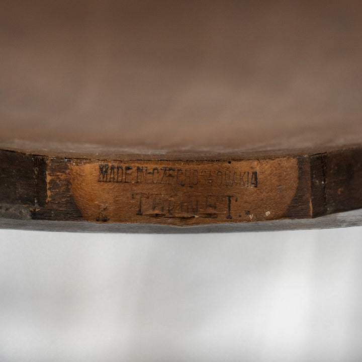 【THONET トーネット】フラワーモチーフ パネルバック ベントウッドチェア /26A-3