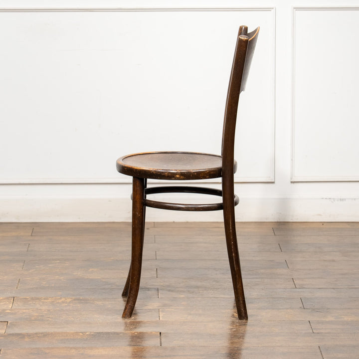 【THONET トーネット】フラワーモチーフ パネルバック ベントウッドチェア /26A-5