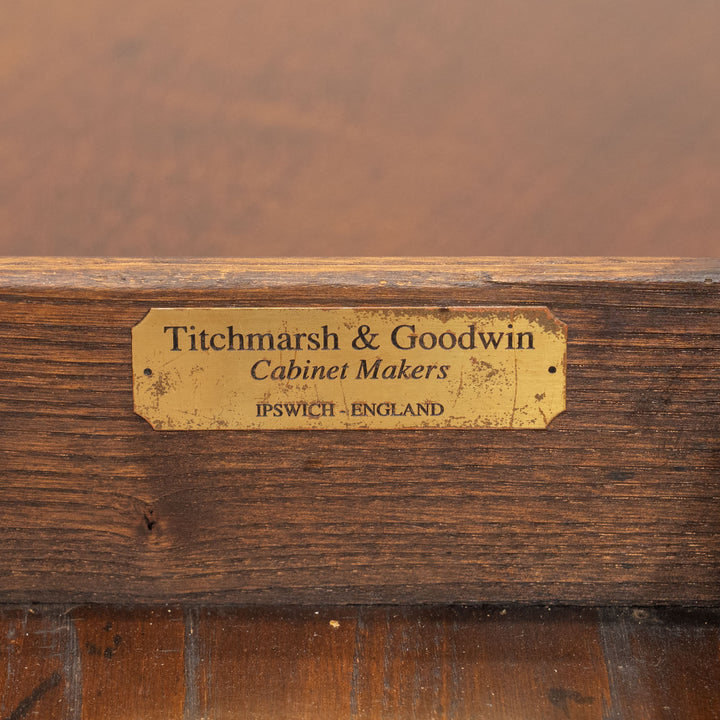 【Titchmarsh & Goodwin ティッチマーシュ&グッドウィン】オーク ドロップリーフ ダイニングテーブル /26B