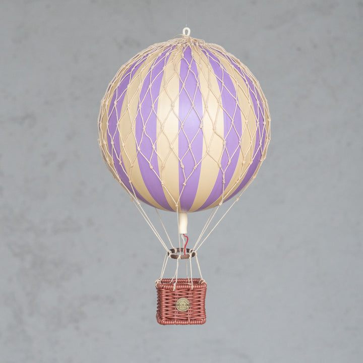 【Authentic Models オーセンティックモデルズ】ノスタルジックな本格仕様の気球のレプリカ エアバルーンオブジェ M ラベンダー