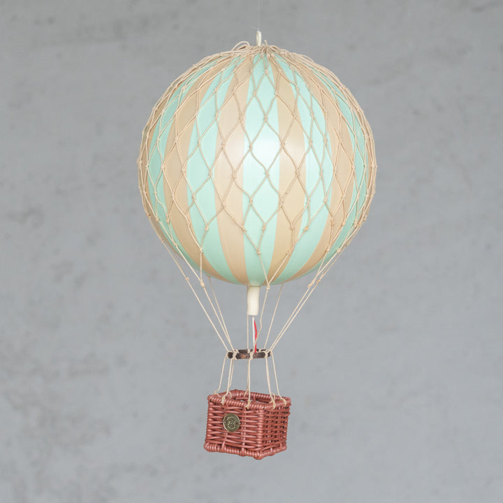 【Authentic Models オーセンティックモデルズ】ノスタルジックな本格仕様の気球のレプリカ エアバルーンオブジェ M ミント