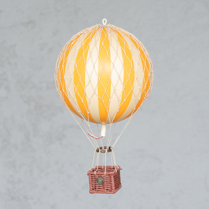 【Authentic Models オーセンティックモデルズ】ノスタルジックな本格仕様の気球のレプリカ エアバルーンオブジェ M オレンジ