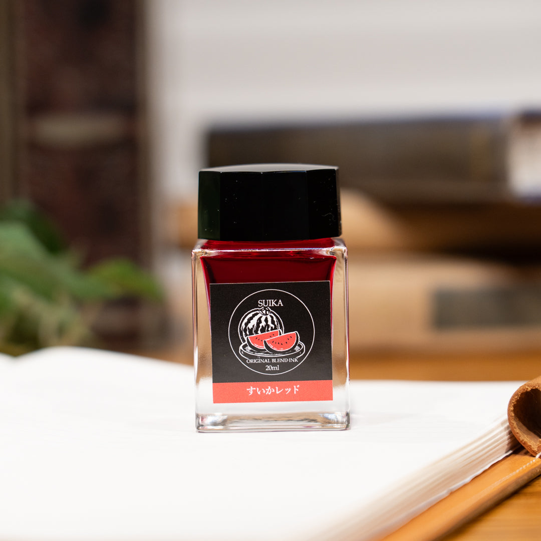 すいかレッド◇限定【ジョイフル本田×SAILOR オリジナル 万年筆インク】20ml